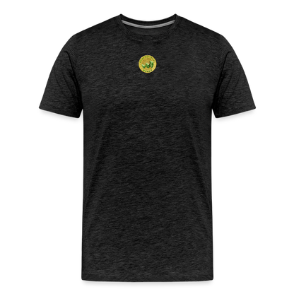 "Generate Wealth Logo" Fitted Tee - charcoal grey