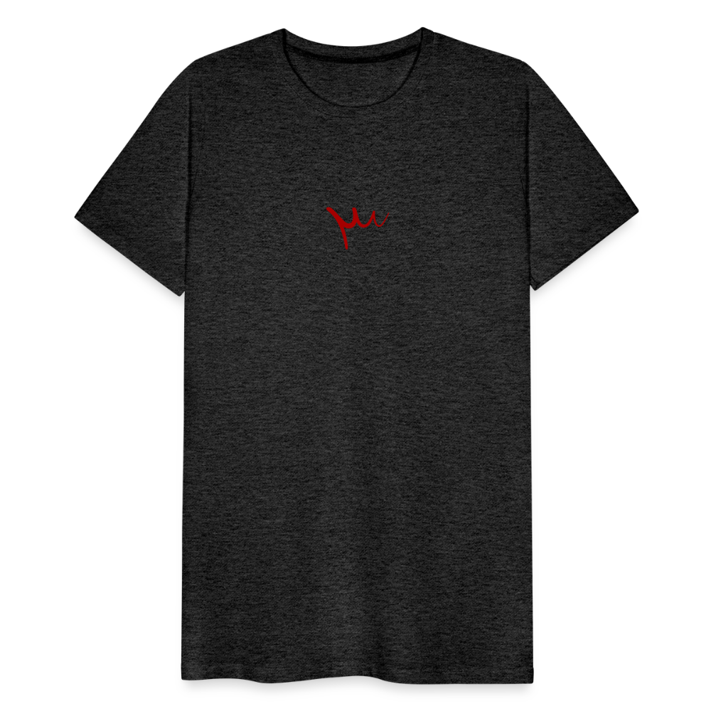 "Royal Crown" Fitted Tee - charcoal grey