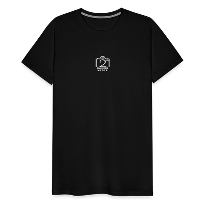 "2nd Shooter White" Fitted Tee - black
