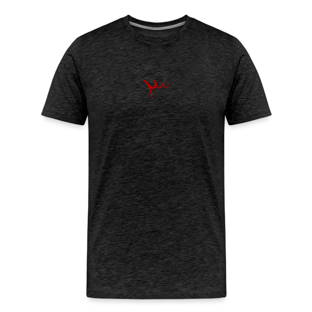 "Royal Crown" Fitted Tee - charcoal grey