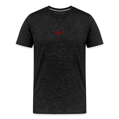 "Royal Crown" Fitted Tee - charcoal grey