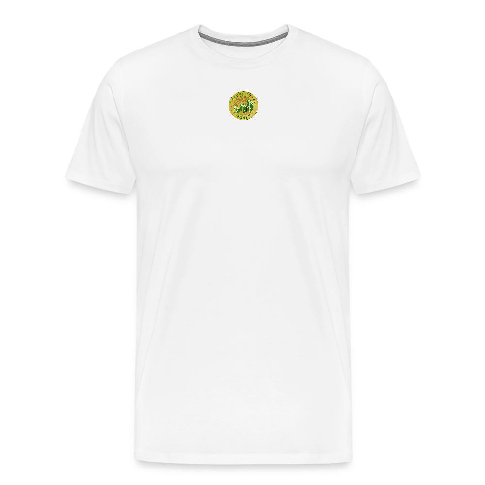 "Generate Wealth Logo" Fitted Tee - white