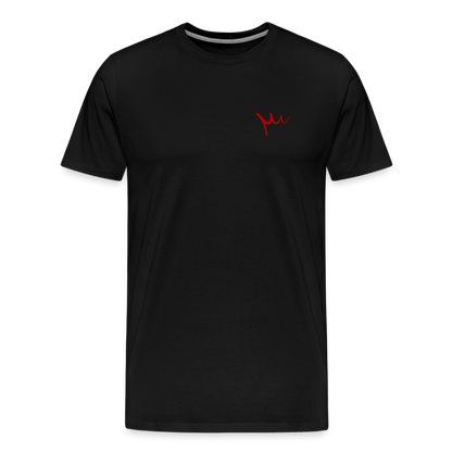 "Royal Crown" Fitted Tee (Left) - black