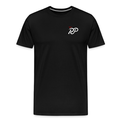 "Royalty" Fitted Tee (Left) - black