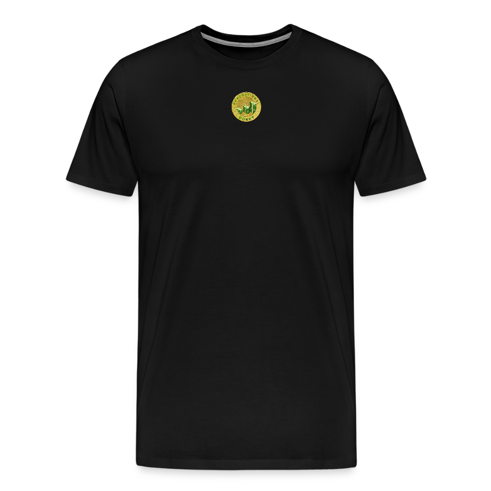 "Generate Wealth Logo" Fitted Tee - black