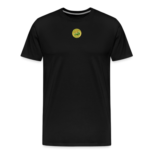 "Generate Wealth Logo" Fitted Tee - black