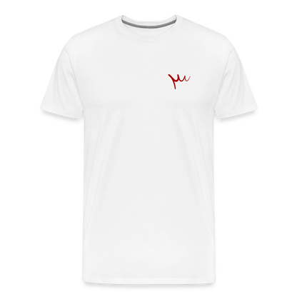 "Royal Crown" Fitted Tee (Left) - white