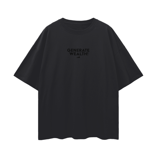 "Generate Wealth" Drop Shoulder Tee