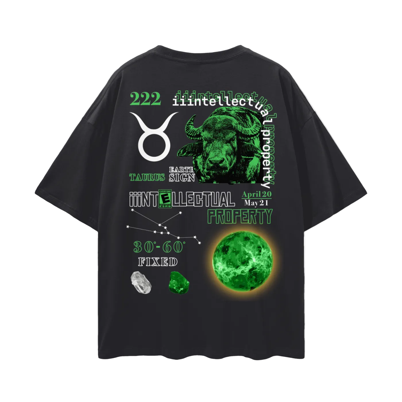 "iii Taurus" Drop Shoulder Tee